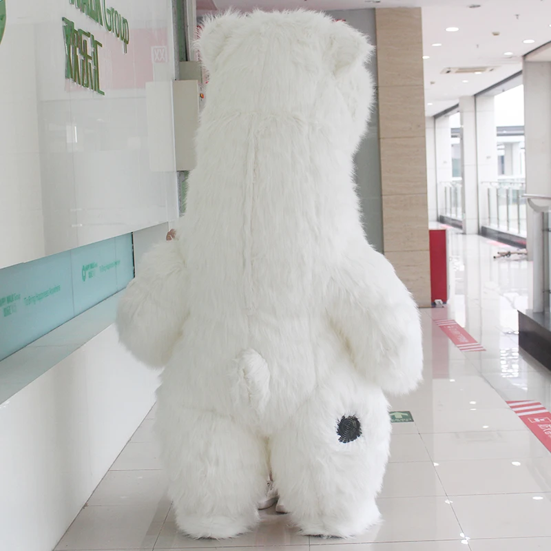 2020 Горячая Полярный Медведь надувной костюм на Хэллоуин для рекламы 2 6 м высотой