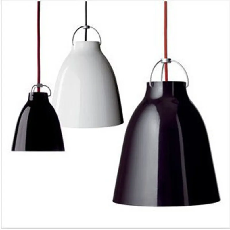 

Современный короткий Американский колокольчик подвесной светильник E27 Лофт Hanglamp столовая алюминиевая Подвесная лампа с колокольчиком Дом...