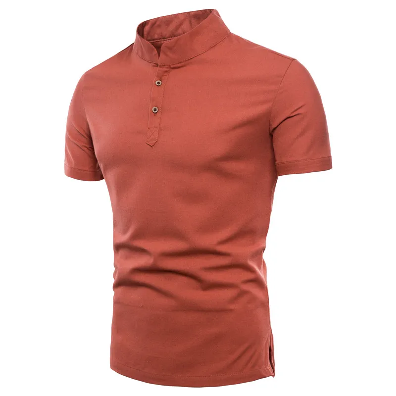 2019 Summer New Men Shirt Fashion Chinese style Linen Slim Fit Casual Short Sleeves Camisa Social Dress Shirts M-5XL | Мужская одежда