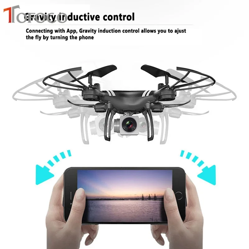 TOFOCO KY101 Безголовый FPV Радиоуправляемый Дрон с камерой HD WIFI Пульт дистанционного
