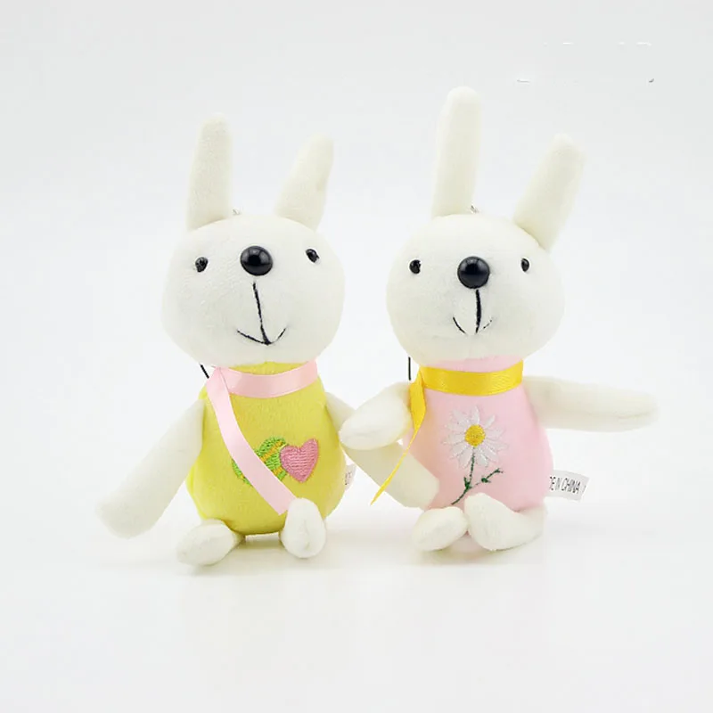 (3 шт./лот) прелестные и красивые различные цвета Улыбка кролик плюшевые игрушки