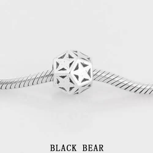 Discount 3.09g 925 Sterling Silver Romantic Stars Beads Charms Fit European Style Necklace Charm | Украшения и аксессуары
