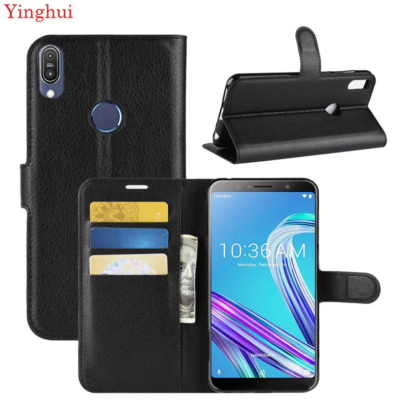 Кожаный чехол книжка для Asus Zenfone Max Pro M1 ZB601KL/ZB602KL|Бамперы| |