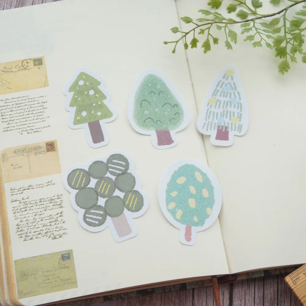 30 шт. DIY милый лес история тема дерево дизайн бумага как креативное ремесло фон