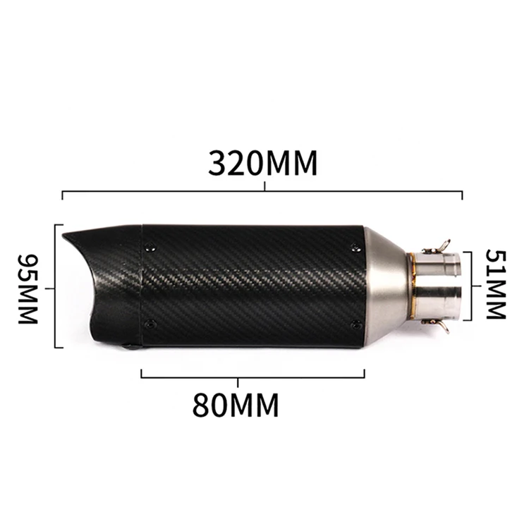 36-51 мм мото rcycle глушитель выхлопной трубы Escape moto sc с DB killer для R6 GSXR1000 K8 MT07 ktm rc390 cb650f Z650 MT07