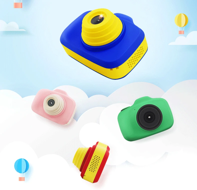 Marumine игрушки для детей фотоаппарат цифровой электронная мини-камера фотография Развивающие игрушки для девочек мальчиков подарок на день рождения