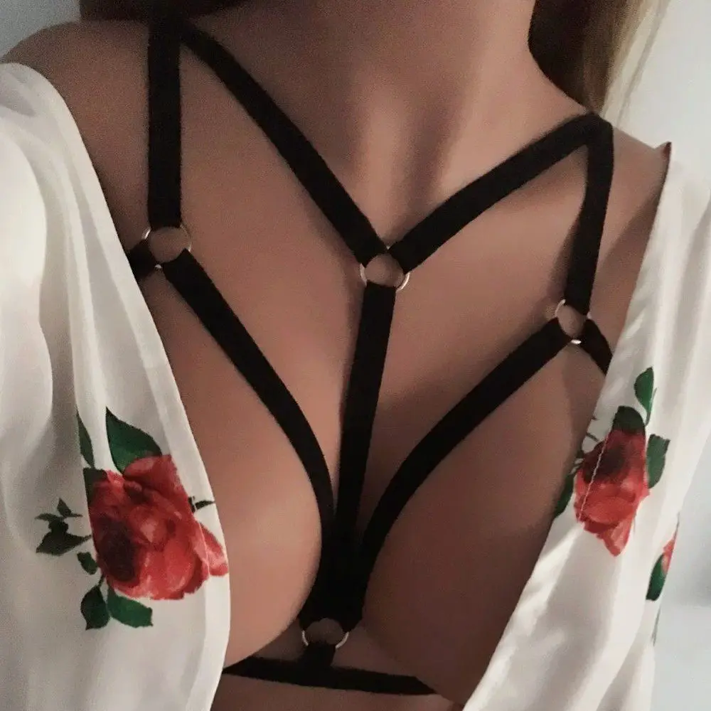 Новинка сексуальный женский бандажный бюстгальтер с поясом нижнее белье полый