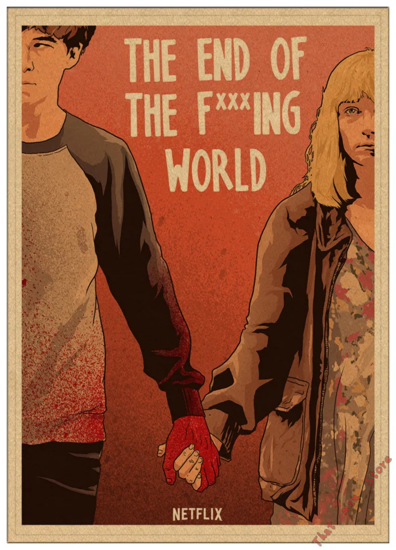 Новый Винтажный постер The End of the F *** ing World TV Series настенная живопись печать на