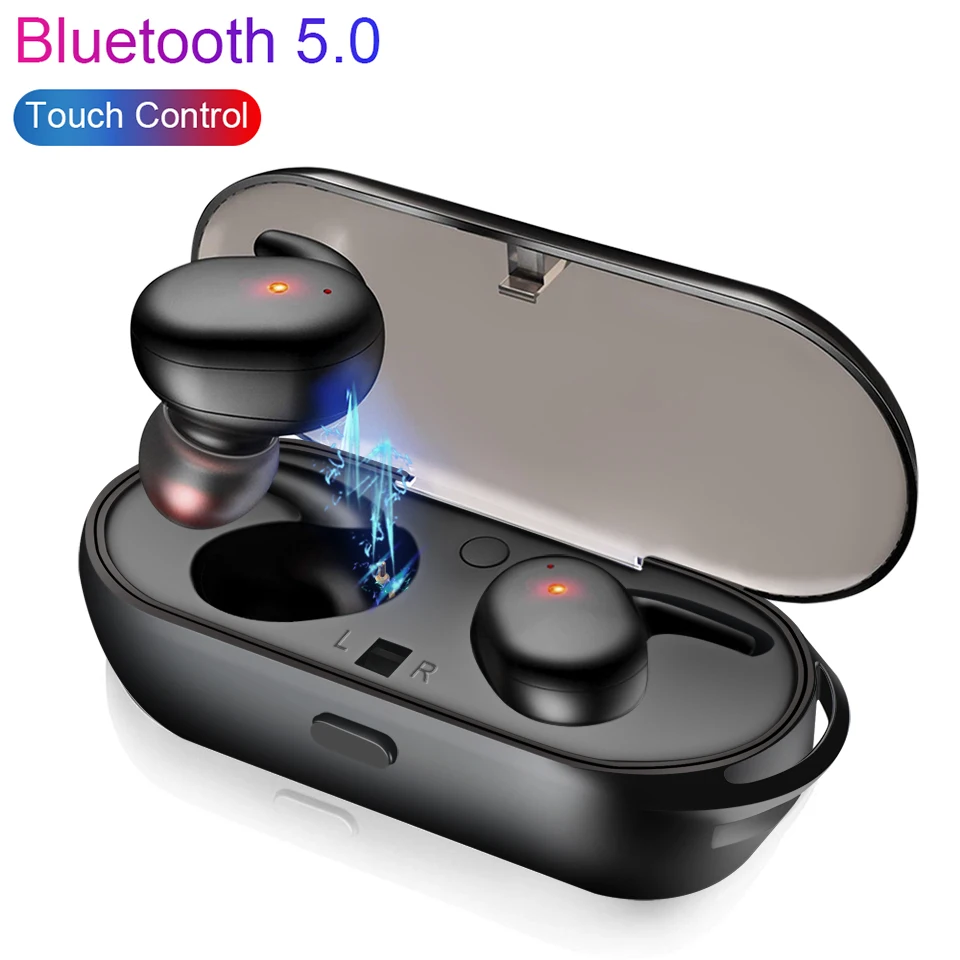 Беспроводные наушники Mini Dual V5.0 Bluetooth 3D стерео звук с двойным микрофоном и