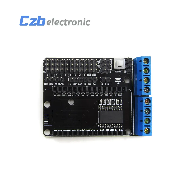 WI FI nodemcu Lua двигатели щит L293D для ESP8266 ESP 12E двойной высокий Мощность H Мост Модуль 4 5