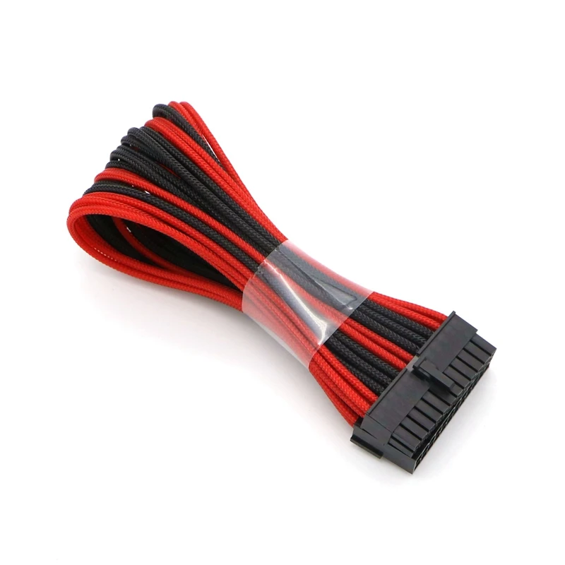 UL 1007 18AWG многоцветная материнская плата с рукавами 24Pin ATX/EPS Мужской и Женский