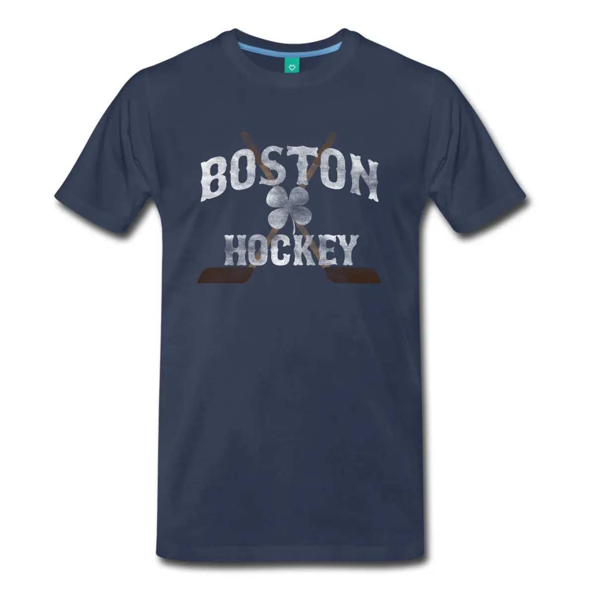 Boston Hockeyer Shamrock одежда мужская футболка круглый воротник короткий рукав футболки
