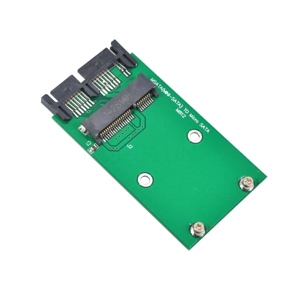 Kebidu Новый Msata к MSata PCI E Экспресс SSD от 1 8 до 2 5 Micro SATA HDD конвертер Mini sata Sata адаптер|msata