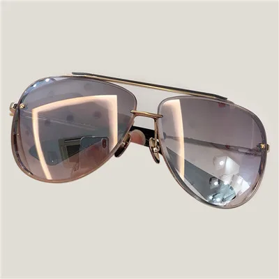 No4 Sunglasses Новые модные Овальные Солнцезащитные очки для мужчин,, фирменный дизайн, Ретро стиль, металлическая оправа, солнцезащитные очки, мужские оттенки, UV400, с коробкой - Цвет линз: No4 Sunglasses