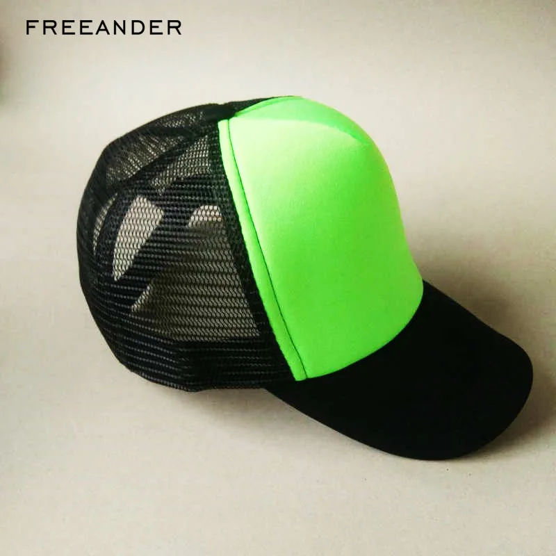 Кепка Freeander сетчатая быстросохнущая для мужчин и женщин Снэпбэк 2018 однотонная
