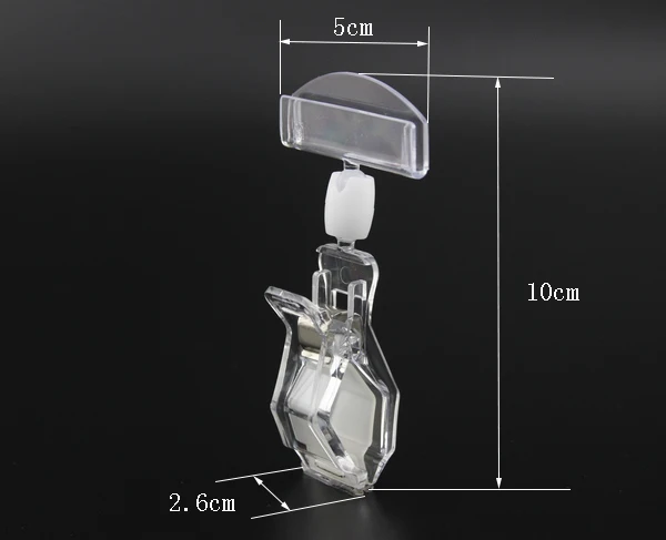 Хорошее качество прозрачная поп пластиковая вывеска бумажная карта дисплей