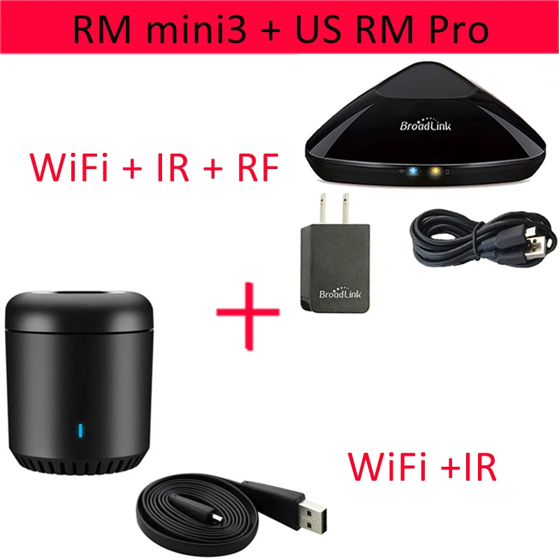 Broadlink RM2 RM Pro RM Mini3, умный дом автоматизация wifi+ IR+ RF универсальный пульт дистанционного управления интеллектуальный для ios ipad Android - Цвет: G