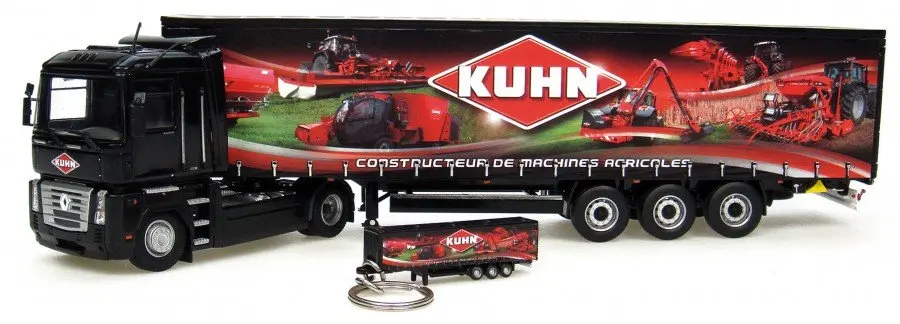 UH-5689 комплект Renault Magnum+ Kronetrailer "Kuhn" и брелок с прицепом "Kuhn