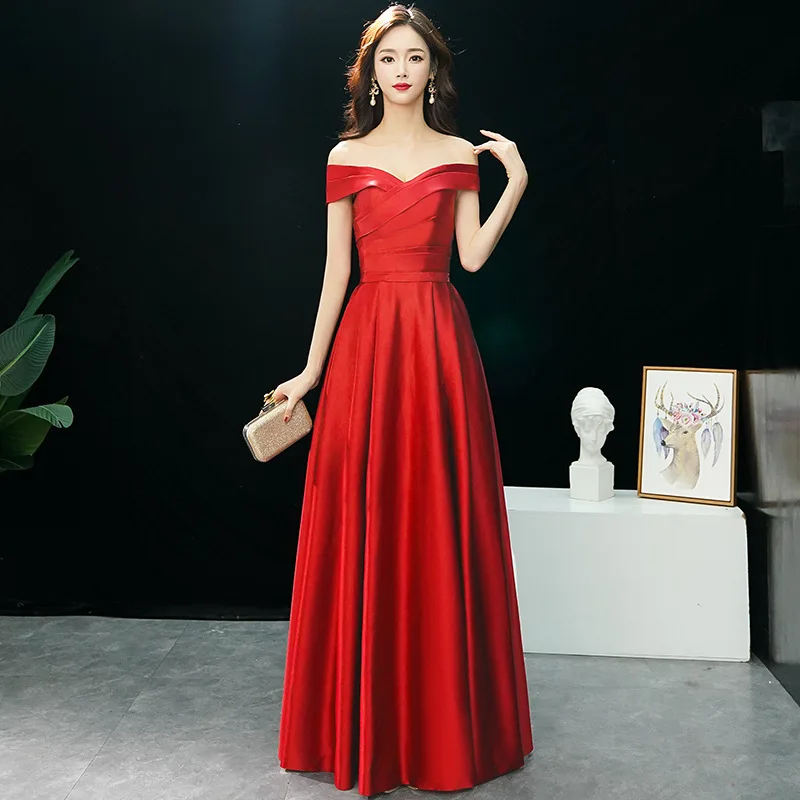 Китайское Восточное короткое вечернее платье Cheongsam с открытыми плечами