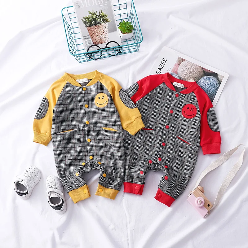 2019 spring autumn new cotton baby boys climb clothes knitted wear outside Velcro suits | Детская одежда и обувь