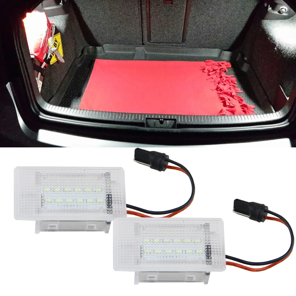 

2pcs LED Trunk Luggage Comparment Light For Ford Focus MK2 MK3 Fiesta MK1 MK2 MK3 MK4 MK5 MK6 Mondeo MK1 MK2 MK3 MK4 C-max