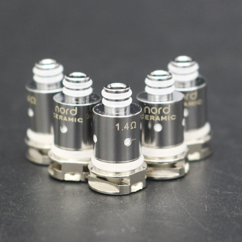 50 шт. Nod катушки керамические 1,4 обычные 1,4 сетки катушки 0,6 0.8ohm для Nod Pod Vape комплект