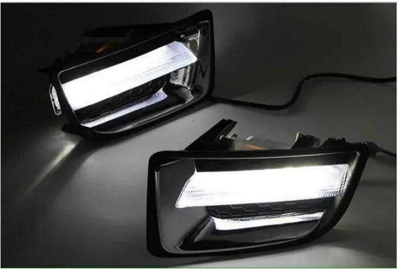 Внешний автомобильный светильник светодиодный DRL Дневной светильник S Противотуманные фары подходит для ISUZU D-MAX DMAX 2012- пикап внешний автоматический светильник S