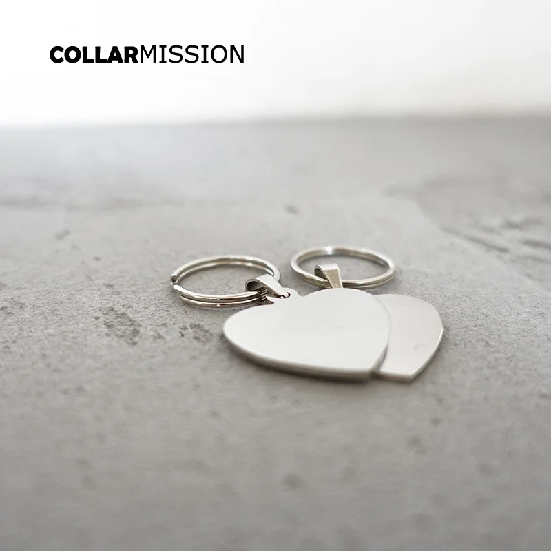 20 шт./лот оптовая продажа простая бирка из нержавеющей стали с именем питомца в