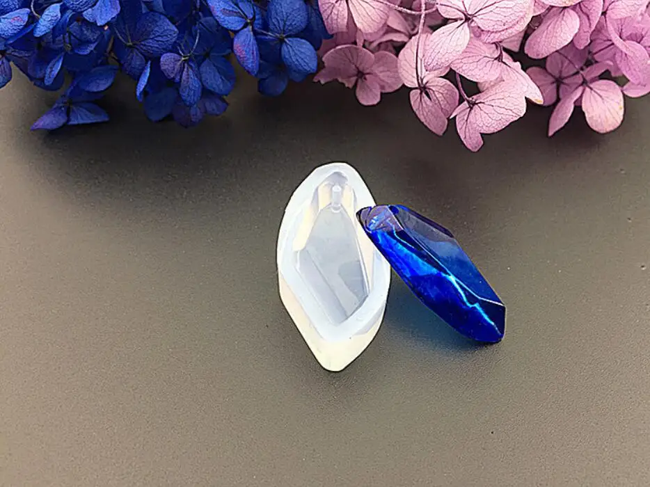 2 шт. силиконовая форма в виде ромба с отверстием для эпоксидной смолы|mould mould|mould