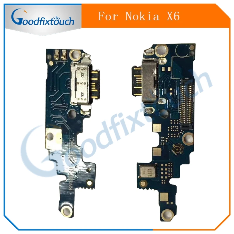 Для Nokia X6 2018 USB зарядный порт док-разъем гибкий кабель запасные части | Мобильные