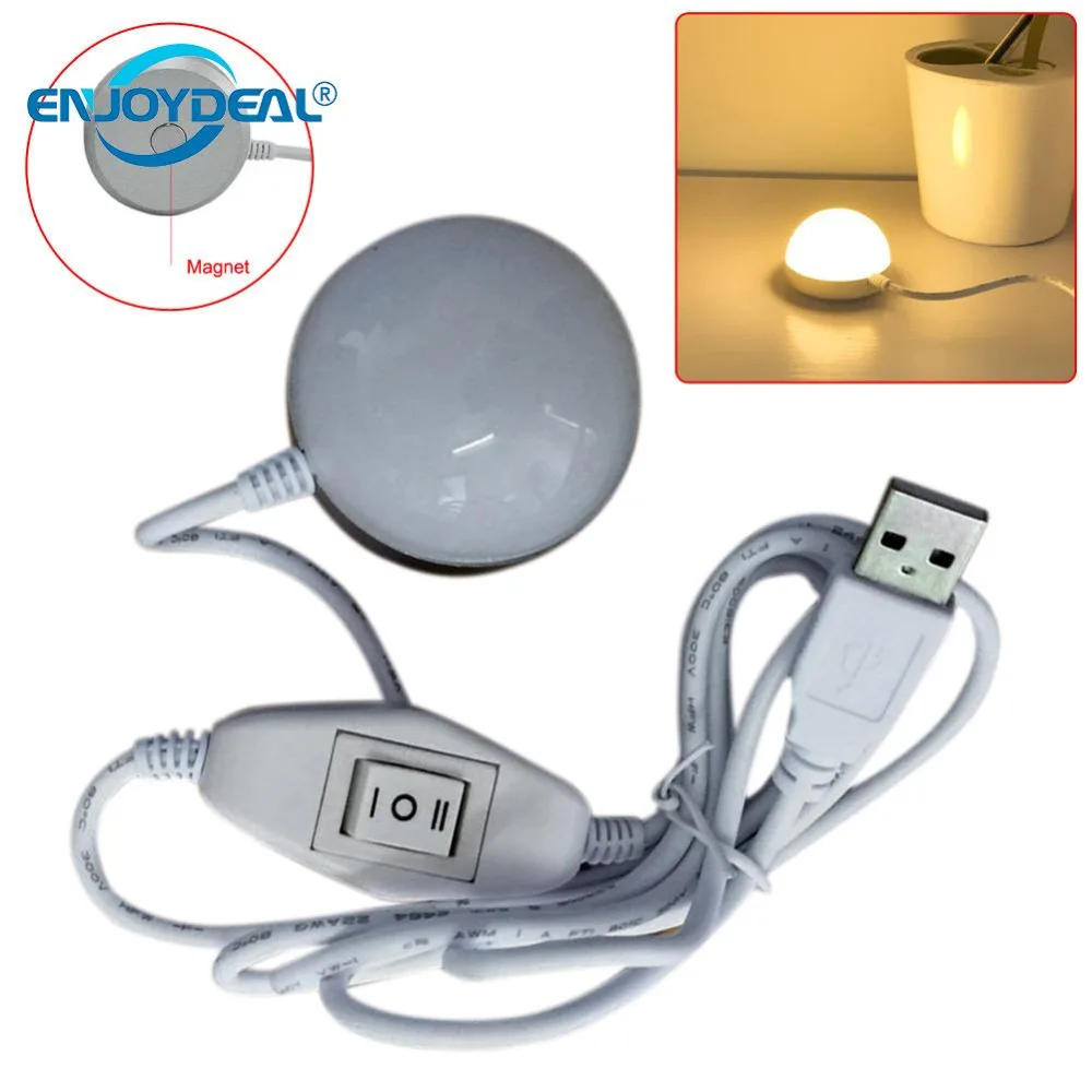 Новая Оригинальная портативная светодиодная мини потолочная лампа 5 Вт с USB
