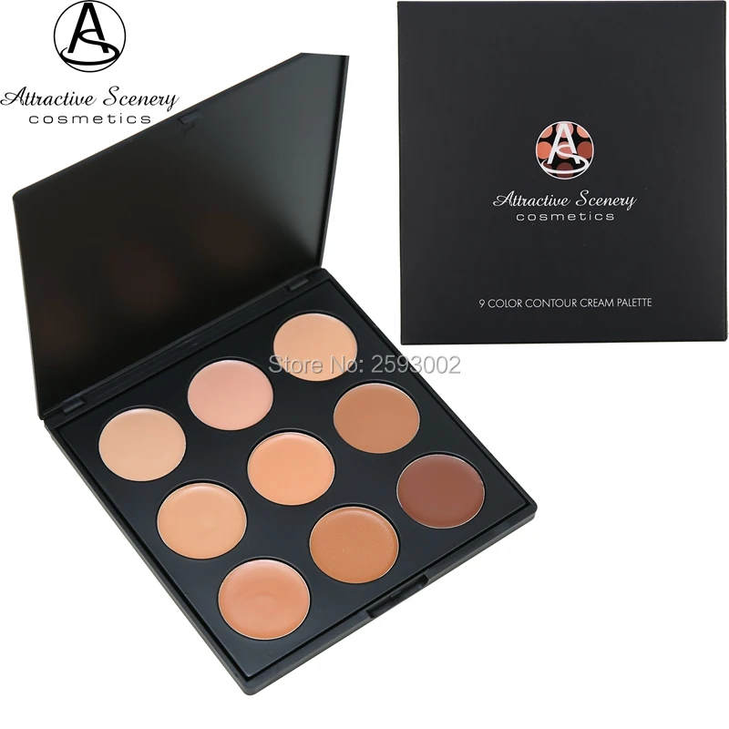 Косметический ПРИВЛЕКАТЕЛЬНЫЙ 9 цветов натуральный корректор для лица Палетка