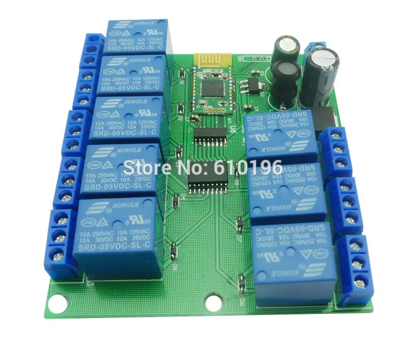 Релейный модуль Bluetooth 8 канальный 4 0 BLE для Apple Android Phone IOT|relay module|bluetooth relayble 4.0 |