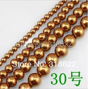

Wholesale! 4mm-16mm Color 30 Glass Pearl Loose Beads Imitation Pearls diy Findings Jewelry Making MaterialsFree shipping