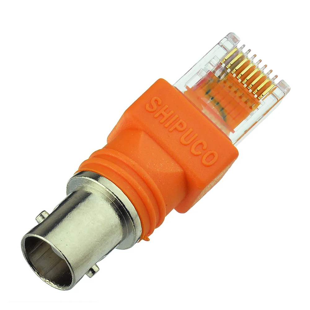 Eightwood BNC разъем мама к RJ45 штекер коаксиальный кабель соединитель Адаптер RF |