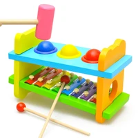 pound tap bench with slide out xylophone