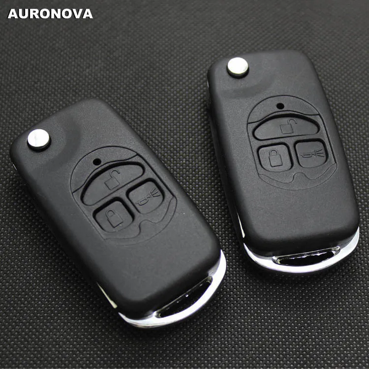 AURONOVA новый обновленный Складной Корпус ключа для Buick Excelle 3 кнопки чехол