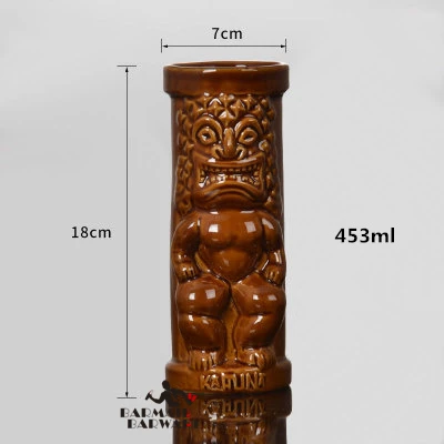 350 мл-700 мл 23 стиля Hawaii Tiki кружки Коктейльная чашка пивная кружка для напитков кружка для вина керамическая Ku. Ku. Kauioo кружка - Цвет: 22