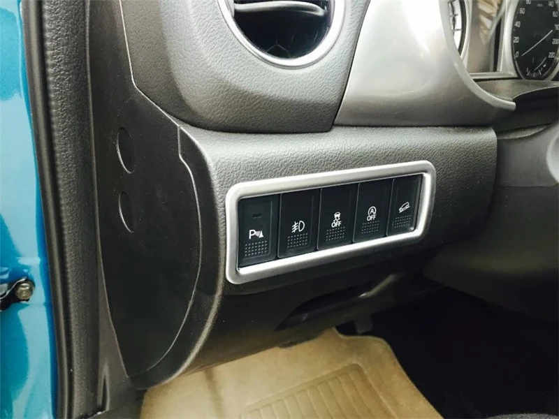 Для 2015 2016 Suzuki Vitara ABS хромированные внутренние противотуманные светильник рамка