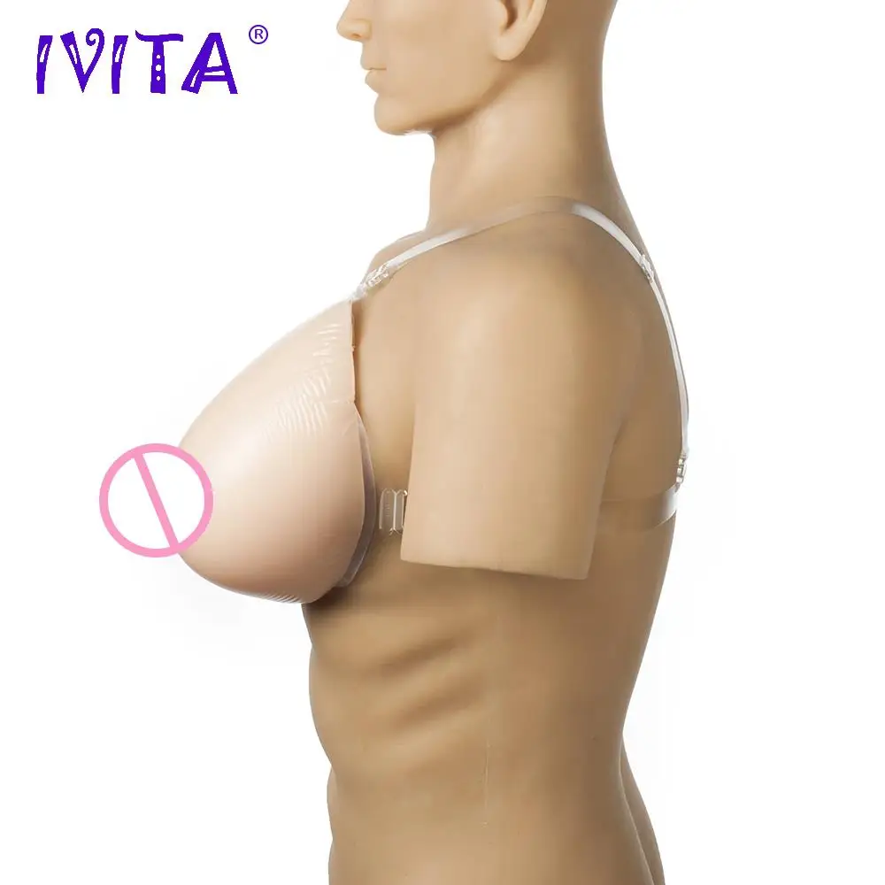 IVITA 2800 г Реалистичная силиконовая искусственная форма груди s для кроссвеститов
