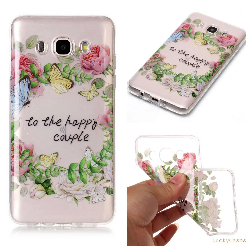 Высококачественные модные мягкие Силиконовые ТПУ чехол для телефона Samsung J5 2016 J510