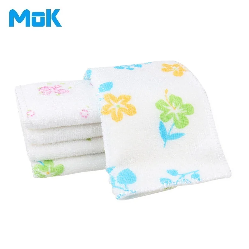 18x23 см 10 шт. бамбуковые полотенца для посуды из микрофибры с цветочным принтом