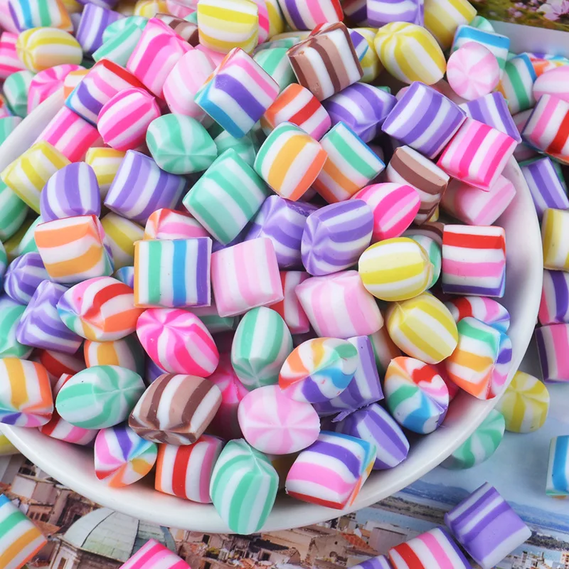 

10Pcs/bag Simulation Candy Sugar slime Filler Case Decoration Kids Lizun DIY Accessories Slime Supplies Decorations Hotsale