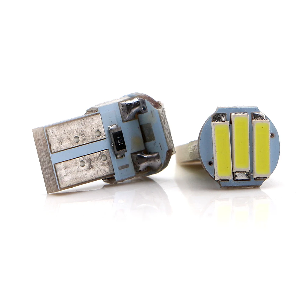 YM E-Bright 500 шт./лот T10 194 168 7014 3SMD печатная плата авто 3 светодиодные фонари заднего