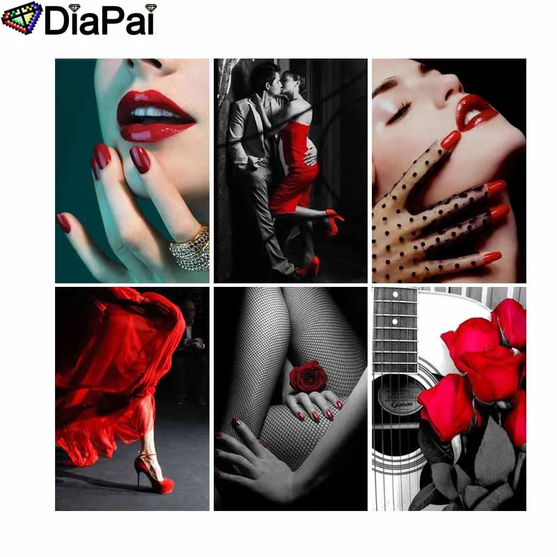 

DIAPAI 100% Full Square/Round Drill 5D DIY Diamond Painting "Beauty character" 3D Embroidery Cross Stitch Home Decor