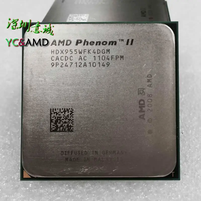 AMD Phenom II X4 955 Процессор Quad-Core (3.2 ГГц/6 М/95 Вт) Socket AM3 AM2 + 938 контактный CPU (работает 100%