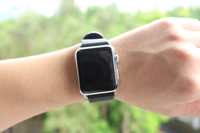 URVOI ремешок для apple watch Series 1 2 3 NATO нейлоновый ремешок для iwatch Новые цвета модные стили узор с серебряной/черной пряжкой