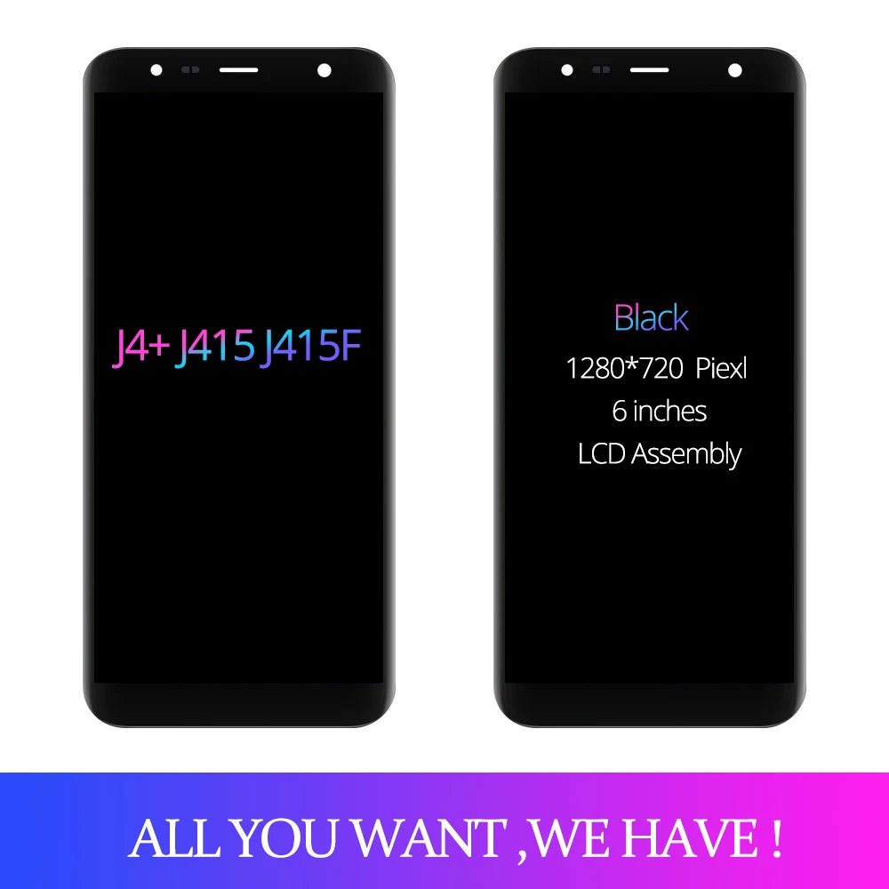 100% протестированный ЖК-дисплей J4 Plus для Samsung J415 сенсорный ЖК-экран с цифровым