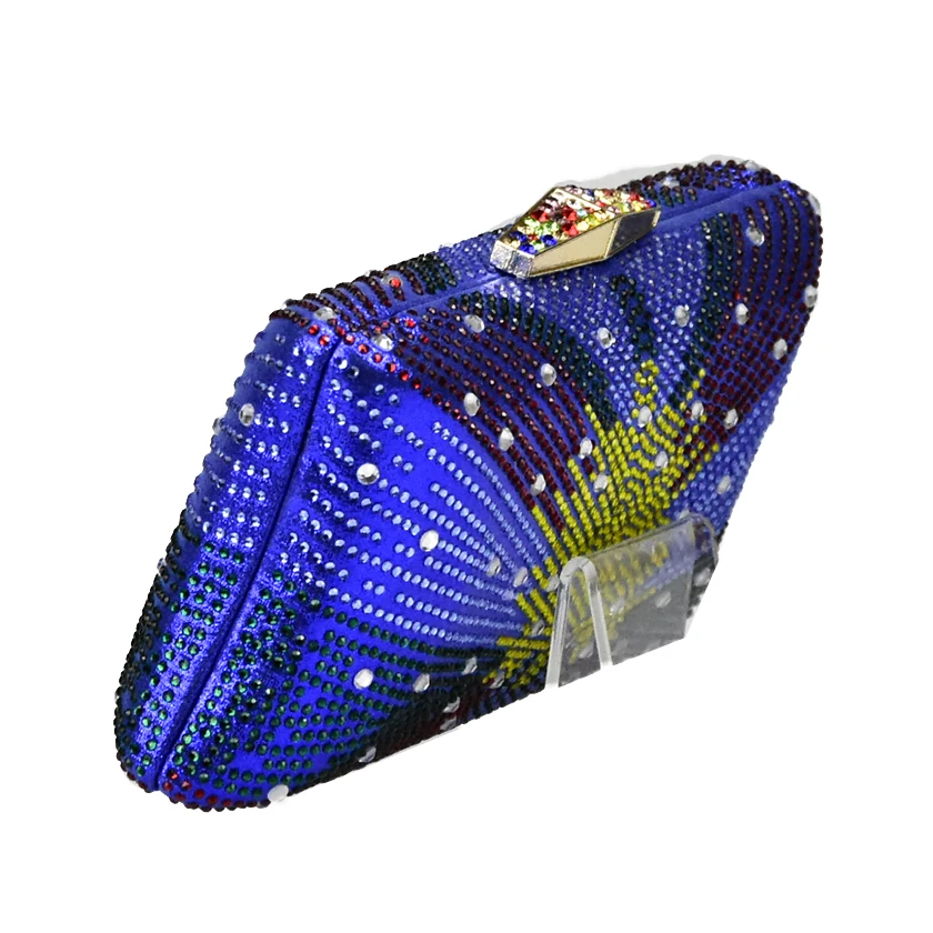 Комплект из туфель и сумочки оранжевого цвета в африканском стиле итальянский