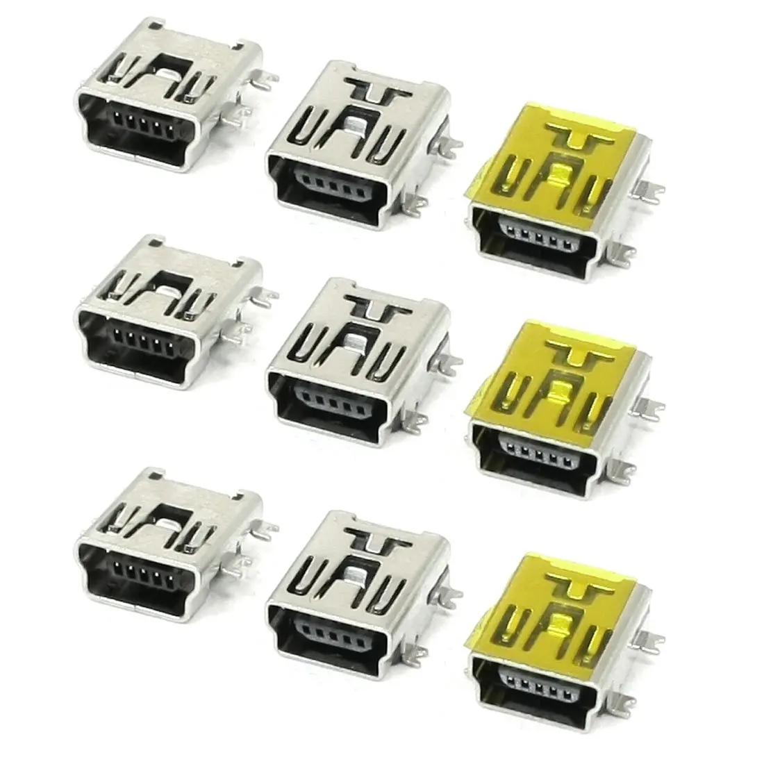 Акция! 9 шт. запасные части USB Mini 5Pin Female SMT монтажные коннекторы для панели|usb socket